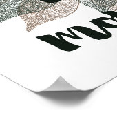 茶色の緑葉のが今生きる ポスター (角)