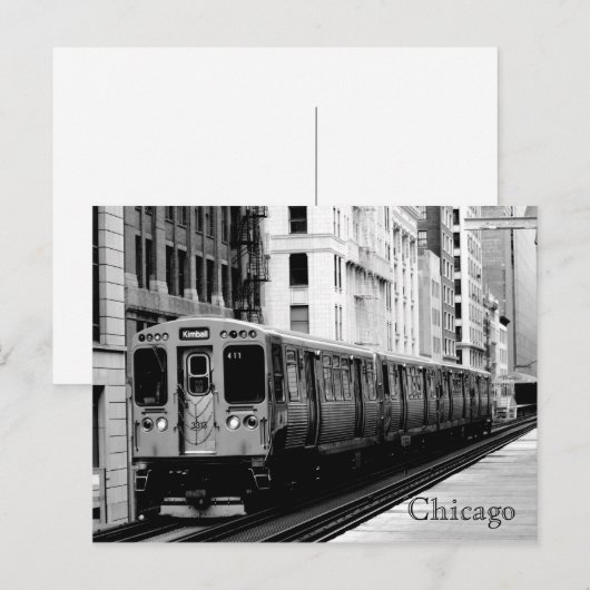 茶色の線 ポストカード (正面/裏面)