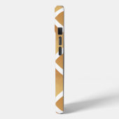 茶色の織りシェード Case-Mate iPhoneケース (裏面 / 左)