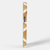 茶色の織りシェード Case-Mate iPhoneケース (裏面 / 右)