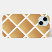 茶色の織りシェード Case-Mate iPhoneケース (裏面 (横))