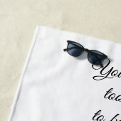 茶色の翼を持つかわいい妖精ビーチタオル ビーチタオル (インサイチュ)