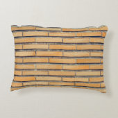 茶色の肉盛り壁 アクセントクッション (裏面)