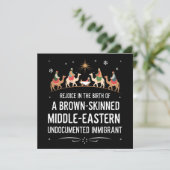 茶色の肌を持つ真ん中の誕生を喜べ 招待状 (スタンド正面)