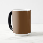茶色の背景でデザインを強化 モーフィングマグカップ (正面左)