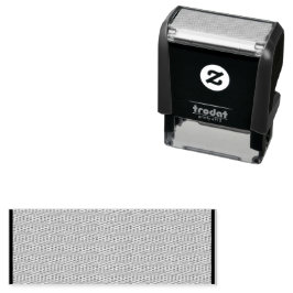 茶色の背景でデザインを高める セルフインキングスタンプ