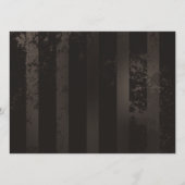 茶色の背景にスチームパンクストライプのトンボ アドバイスカード (裏面)