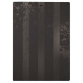 茶色の背景にスチームパンクストライプのトンボ クリップボード (裏面)