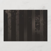 茶色の背景にスチームパンクストライプのトンボ メニュー (裏面)