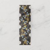 茶色の背景にスチームパンクストライプのトンボ ロイヤリティカード (外部開封)