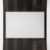 茶色の背景にスチームパンクストライプのトンボ 三つ折りカード (内部中)