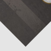 茶色の背景にスチームパンクストライプのトンボ 薄葉紙 (詳細)