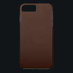 茶色の背景をカスタマイズ可能 iPhone 8 PLUS/7 PLUSケース<br><div class="desc">豊かなスタイリッシュ深いチョコレートブラウンカラーの背景の製品は自分のためまたはギフトとしてすべての行事に印象を与える。クリックカスタマイズは文字エディタとイメージローダを使ってカスタマイズ、この製品を表示する"it!"ボタン上で。ギフト素晴らしアイディア!</div>