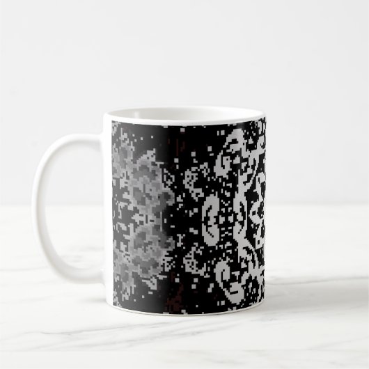 茶色の背景。～とヴィンテージの背景 コーヒーマグカップ (左)