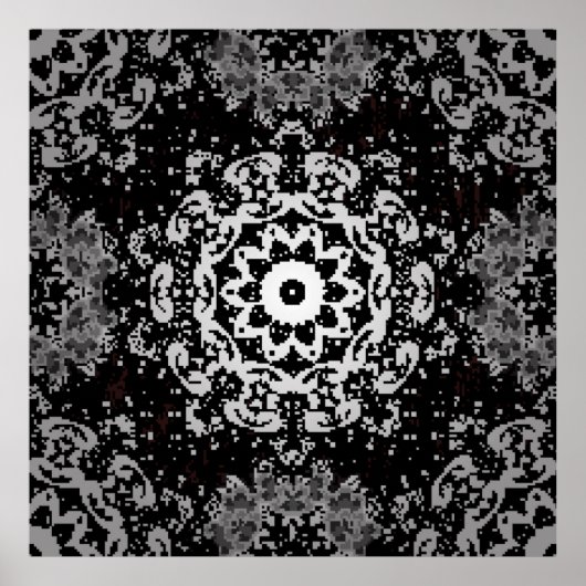 茶色の背景。～とヴィンテージの背景 ポスター (正面)