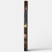 茶色の色の三角形のモザイクと軽いレリーフ、 浮き彫り Case-Mate iPhoneケース (裏面 / 左)