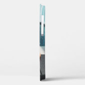 茶色の茶色いラウンジに寝そべっている女性 Case-Mate iPhoneケース (裏面 / 左)