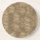 茶色の蛇の皮 コースター (正面)