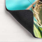 茶色の蝶の閉じた翼 マウスパッド (コーナー)