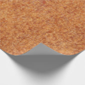 茶色の表面 ラッピングペーパー (角)