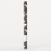 茶色の西の馬のパタカスタマイズーン Case-Mate iPhoneケース (裏面/右)