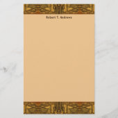 茶色の西部 便箋 (正面)