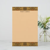 茶色の西部 便箋 (スタンド正面)