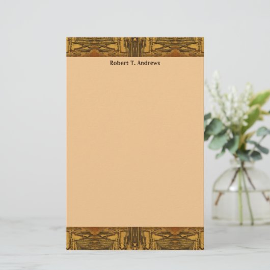 茶色の西部 便箋 (スタンド正面)