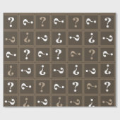 茶色の謎 ラッピングペーパー (フラット)