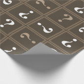 茶色の謎 ラッピングペーパー (角)