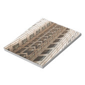 茶色の超高層ビルテクスチャ ノートパッド (回転)