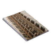 茶色の超高層ビルテクスチャ ノートブック (右側)