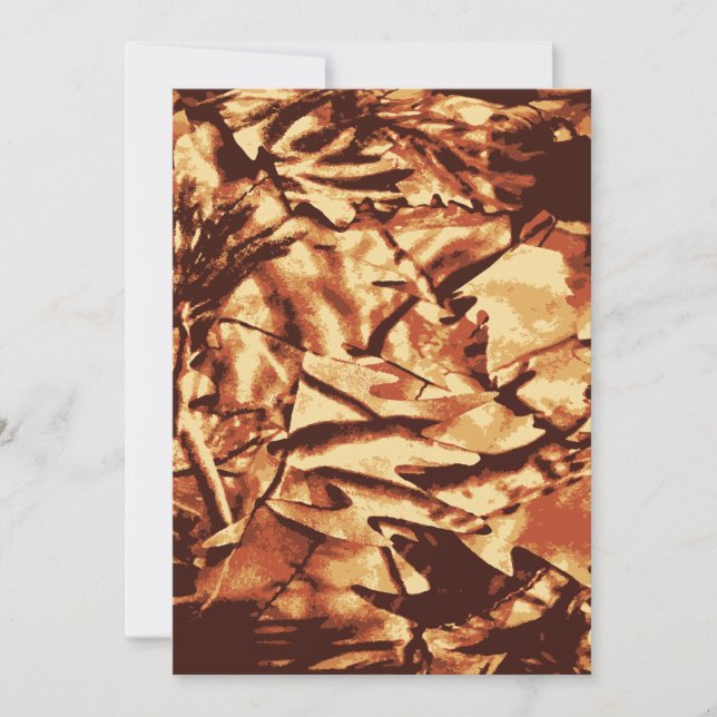 茶色の迷彩柄カモフラージギフトforハンター (正面)