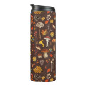 茶色の野生のキノコ タンブラー (回転右)