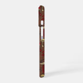 茶色の野生のキノコ iPhone 16ケース (左側面)