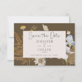 茶色の野結婚花 セーブザデート (正面)