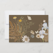 茶色の野結婚花 セーブザデート (裏面)