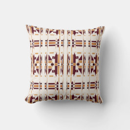 茶色の金ゴールドオフ白の南西の外観の小さなモザイク クッション