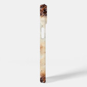 茶色の錆びクールた金属テクスチャのパーソナライズ Case-Mate iPhoneケース (裏面 / 右)