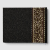 茶色の離れ除職パーティーの黄金 ゲストブック (裏面)