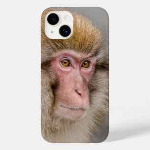 茶色の雪のサルの写真、日本の野生動物 Case-Mate iPhone 14ケース