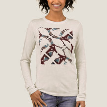 茶色の青色の対角渦巻き地中海の抽象芸術