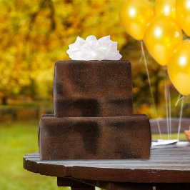 茶色の革のようなコート ラッピングペーパー