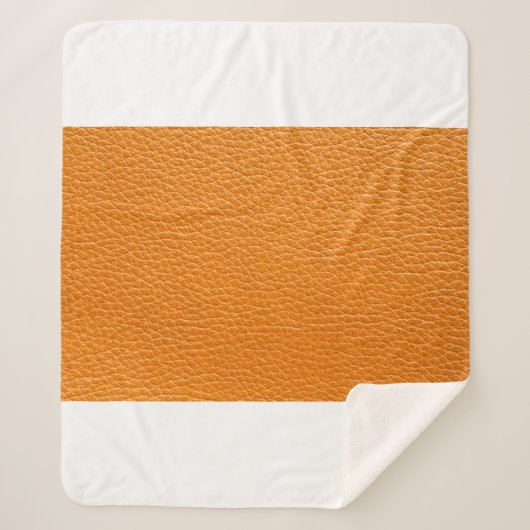茶色の革のテクスチャが閉じています シェルパブランケット (正面)