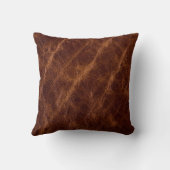 茶色の革のテクスチャー，テクスチャ，抽象芸術,acce クッション (裏面)