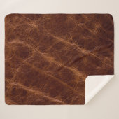 茶色の革のテクスチャー，テクスチャ，抽象芸術,acce シェルパブランケット (正面(横))