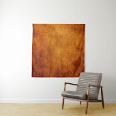 茶色の革のテクスチャ タペストリー (インサイチュ)