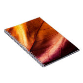 茶色の革の質感革、抽象的、古風、背景 ノートブック (右側)