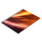 茶色の革の質感革、抽象的、古風、背景 ノートブック (左側)