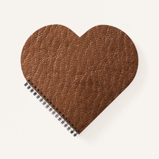 茶色の革 ノートブック (正面)